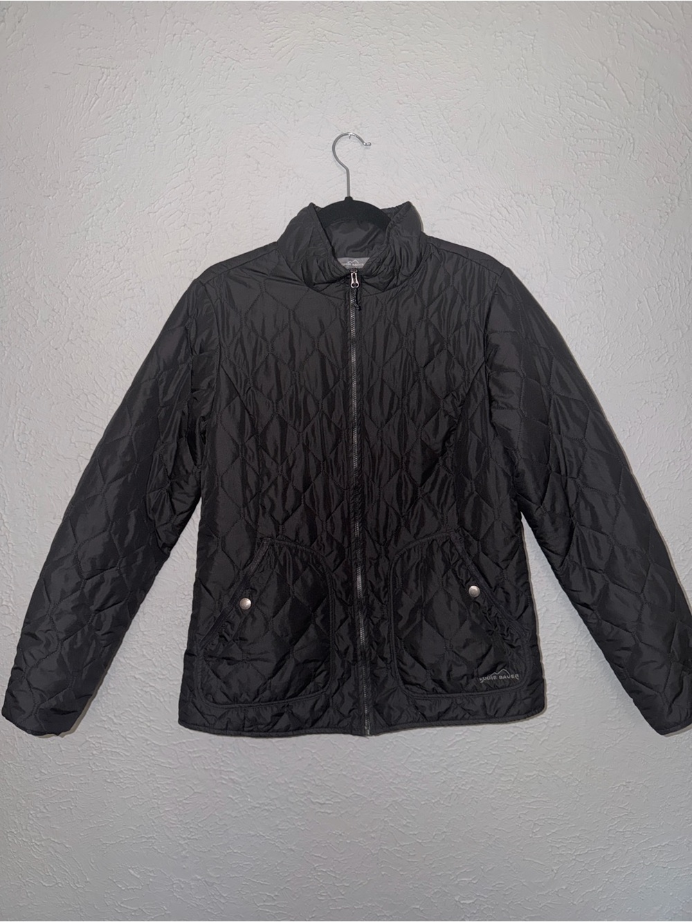 Eddie Bauer Black Diamond-Quilted Lightweight Puffer Jacket